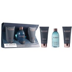 Set Cadou Daily Essentials - GC Homme Fine Grooming - Gel de Dus - Sampon pentru Par si Barba - Spuma de Baie pentru Relaxarea Muschilor -  3 articole-BARBATI/INGRIJIRE COSMETICA/Ingrijire corp-INGRIJIRE COSMETICA/Ingrijire corp
