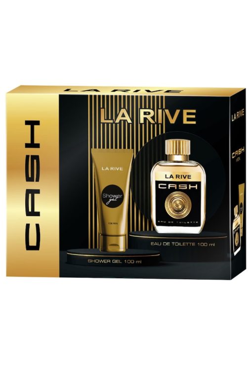 Set  Cash man Apa de toaleta 100 ml si gel dus 100 ml-BARBATI/GENTI SI ACCESORII/Produse cosmetice-GENTI SI ACCESORII/Produse cosmetice
