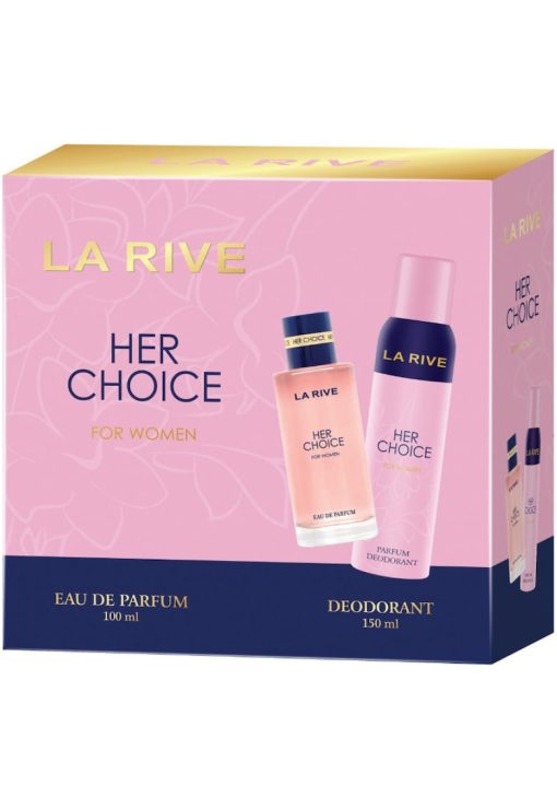 Set  Her Choice apa de parfum 100 ml si deodorant 150ml-FEMEI/GENTI SI ACCESORII/Produse cosmetice-GENTI SI ACCESORII/Produse cosmetice