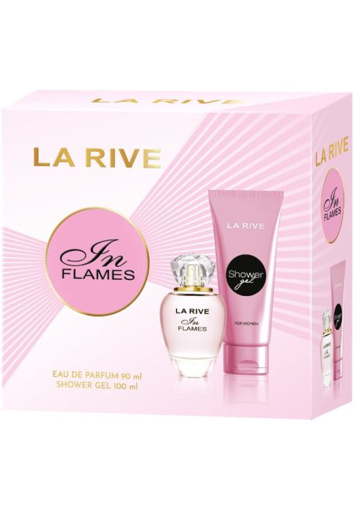 Set  In Flames woman apa de parfum 90 ml si gel dus 100 ml-FEMEI/GENTI SI ACCESORII/Produse cosmetice-GENTI SI ACCESORII/Produse cosmetice