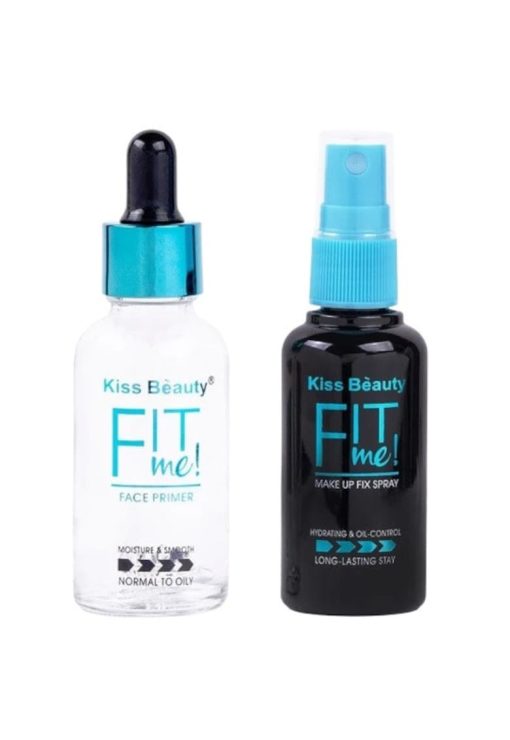 Set Machiaj - Primer si Spray Fixare -  Fit Me - Pentru Ten Normal - Mixt - Gras-FEMEI/INGRIJIRE COSMETICA/Produse cosmetice-INGRIJIRE COSMETICA/Produse cosmetice