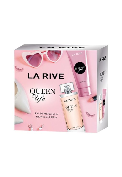 Set  Queen of Life apa de parfum 75 ml si gel dus 100ml-FEMEI/GENTI SI ACCESORII/Produse cosmetice-GENTI SI ACCESORII/Produse cosmetice