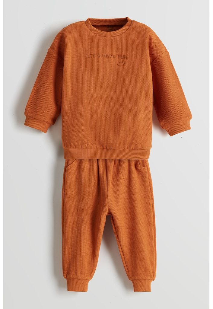Set de bluza de bumbac si pantaloni - 2 piese-BAIETI/IMBRACAMINTE/Sport-IMBRACAMINTE/Sport