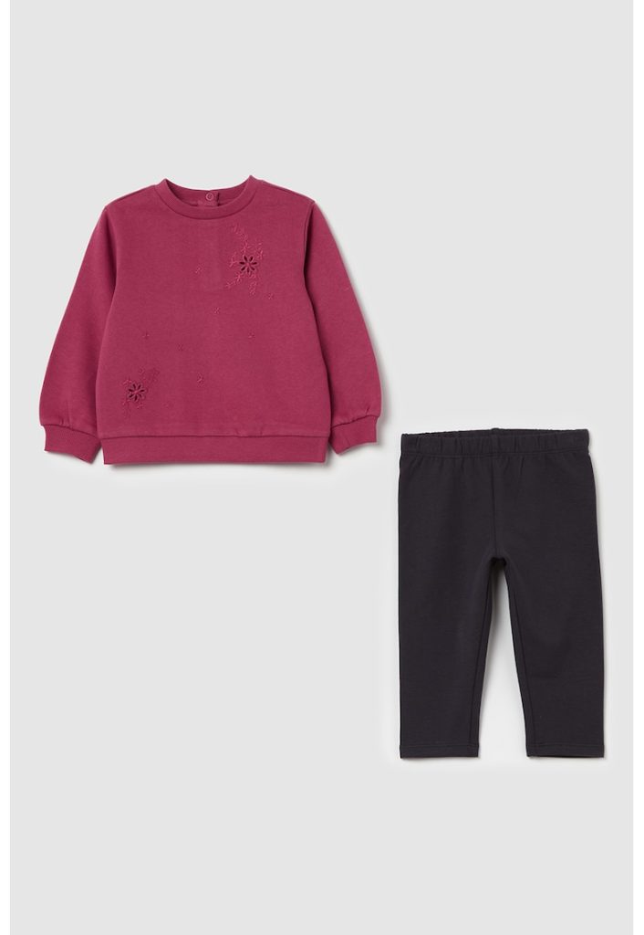 Set de bluza de trening si pantaloni - 2 piese-FETE/IMBRACAMINTE/Seturi de imbracaminte-IMBRACAMINTE/Seturi de imbracaminte