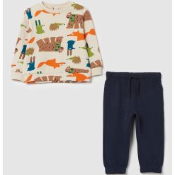 Set de bluza si pantaloni cu imprimeu cu animale-BAIETI/IMBRACAMINTE/Sport-IMBRACAMINTE/Sport