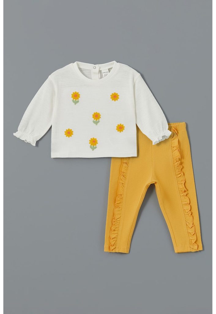 Set de bluza si pantaloni cu volane-FETE/IMBRACAMINTE/Seturi de imbracaminte-IMBRACAMINTE/Seturi de imbracaminte