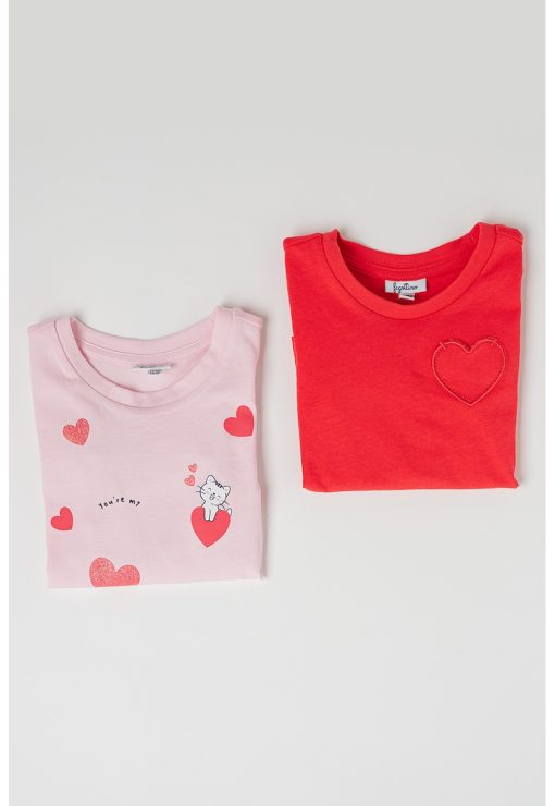 Set de bluze din bumbac - 2 Piese-FETE/IMBRACAMINTE/Bluze-IMBRACAMINTE/Bluze