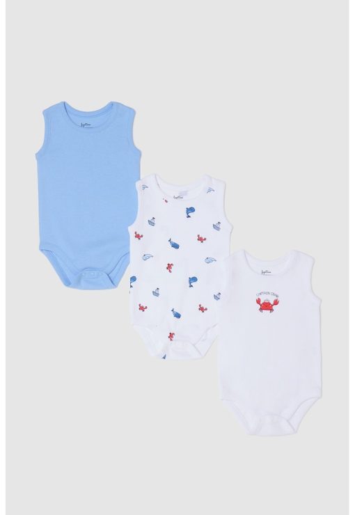 Set de body-uri de bumbac - 3 piese-FETE/IMBRACAMINTE/Seturi de imbracaminte-IMBRACAMINTE/Seturi de imbracaminte