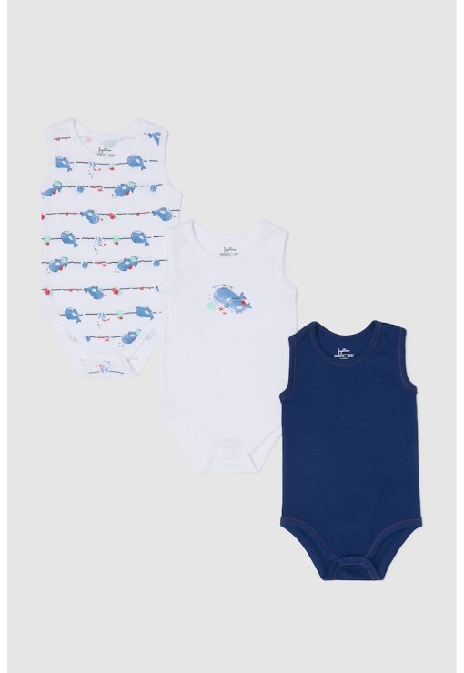 Set de body-uri fara maneci - 3 piese-FETE/IMBRACAMINTE/Seturi de imbracaminte-IMBRACAMINTE/Seturi de imbracaminte