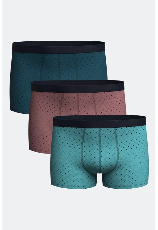 Set de boxeri cu banda elastica in talie - 3 perechi-BARBATI/IMBRACAMINTE/Lenjerie intima-IMBRACAMINTE/Lenjerie intima