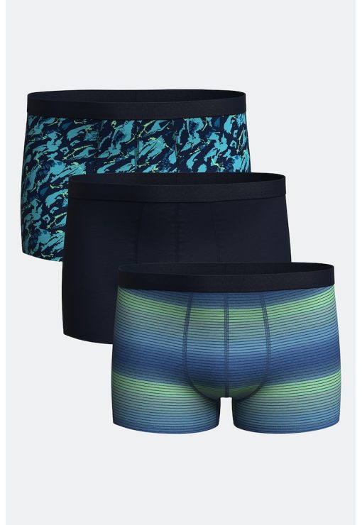 Set de boxeri cu model - 3 perechi-BARBATI/IMBRACAMINTE/Lenjerie intima-IMBRACAMINTE/Lenjerie intima