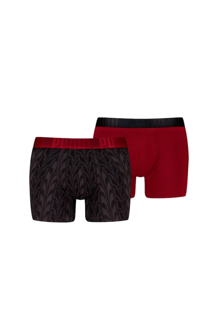 Set de boxeri cu talie medie si banda logo in talie - 2 perechi-BARBATI/IMBRACAMINTE/Lenjerie intima-IMBRACAMINTE/Lenjerie intima
