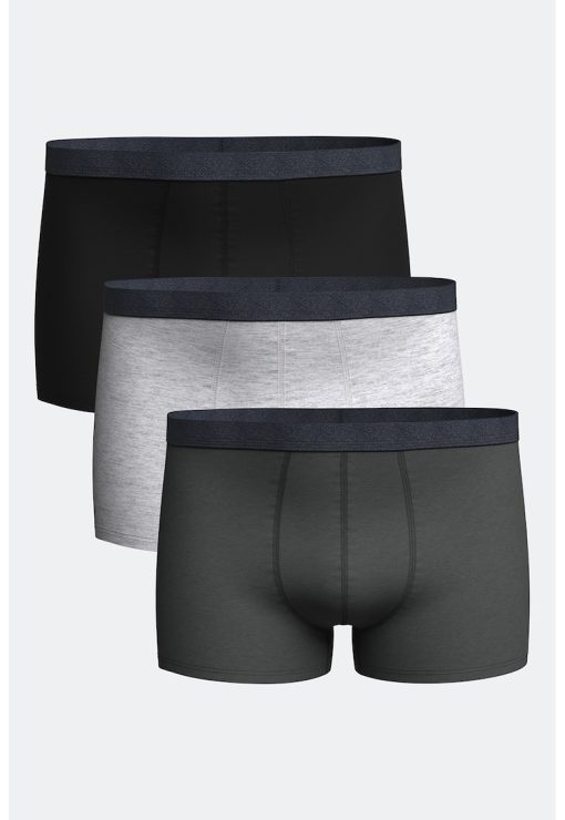 Set de boxeri de bumbac - 3 perechi-BARBATI/IMBRACAMINTE/Lenjerie intima-IMBRACAMINTE/Lenjerie intima