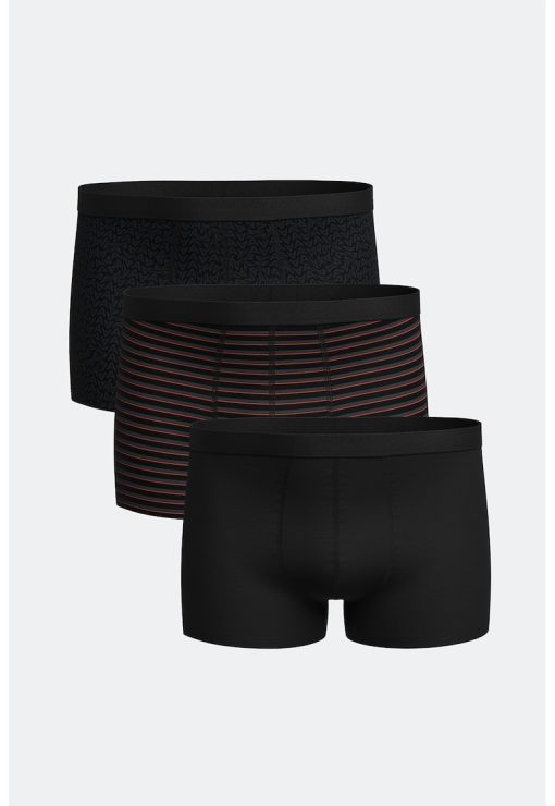 Set de boxeri din amestec de bumbac - 3 perechi-BARBATI/IMBRACAMINTE/Lenjerie intima-IMBRACAMINTE/Lenjerie intima