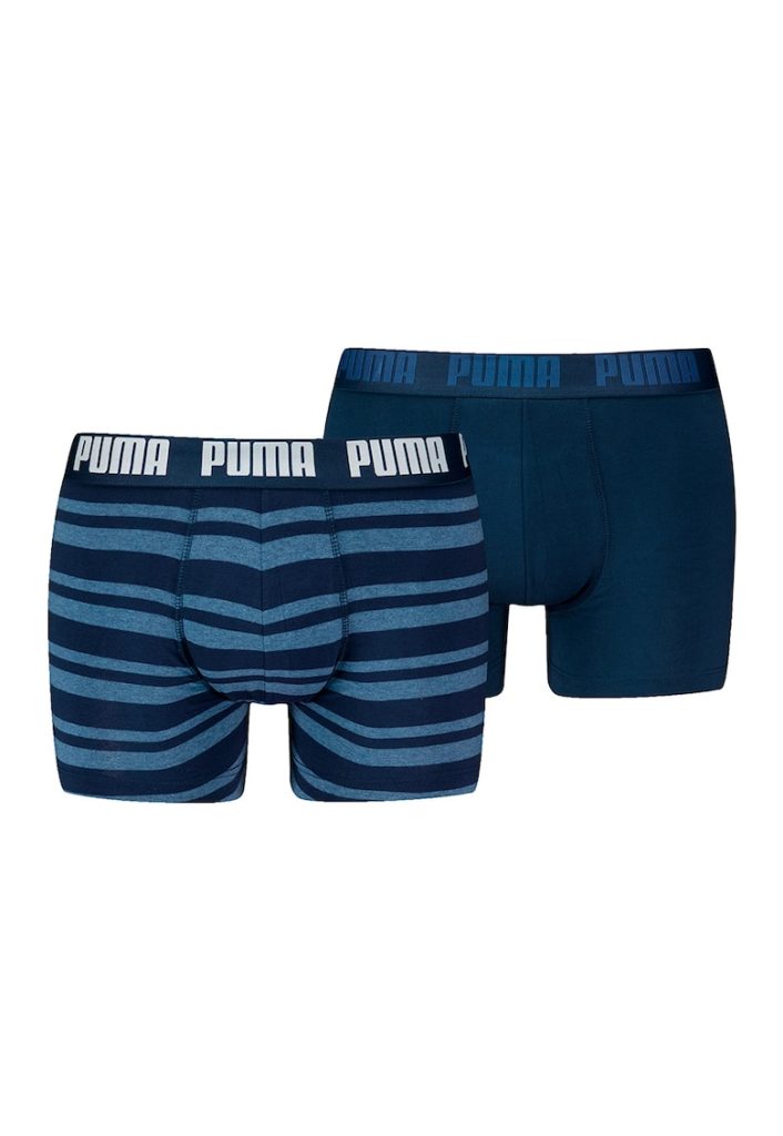 Set de boxeri din amestec de bumbac cu imprimeu - 2 perechi-BARBATI/IMBRACAMINTE/Lenjerie intima-IMBRACAMINTE/Lenjerie intima