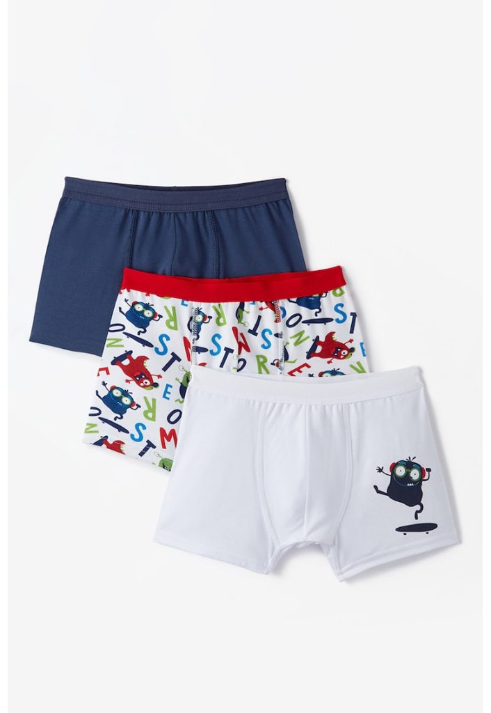 Set de boxeri din bumbac - 3 perechi-BAIETI/IMBRACAMINTE/Lenjerie intima-IMBRACAMINTE/Lenjerie intima