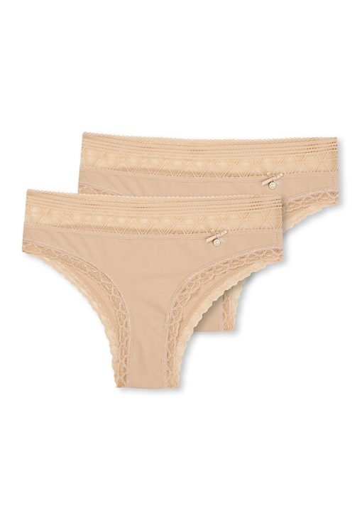 Set de chiloti cu garnituri de dantela - 2 perechi-FEMEI/IMBRACAMINTE/Lenjerie intima-IMBRACAMINTE/Lenjerie intima