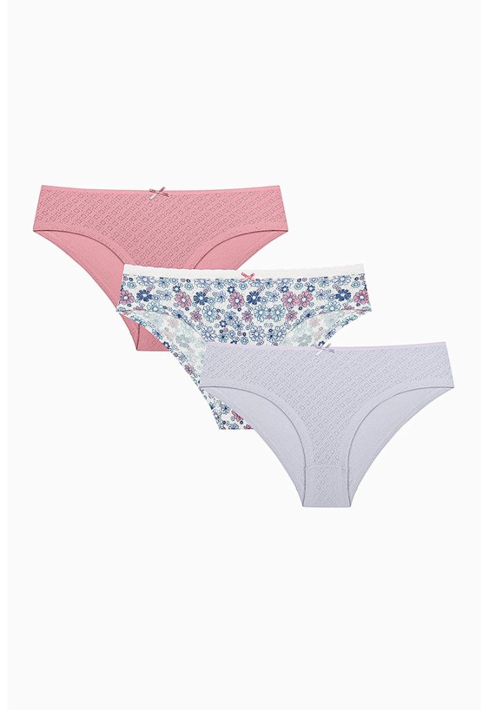 Set de chiloti de bumbac - 3 perechi-FEMEI/IMBRACAMINTE/Lenjerie intima-IMBRACAMINTE/Lenjerie intima