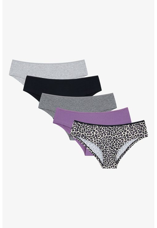 Set de chiloti hipster - 5 perechi-FEMEI/IMBRACAMINTE/Lenjerie intima-IMBRACAMINTE/Lenjerie intima