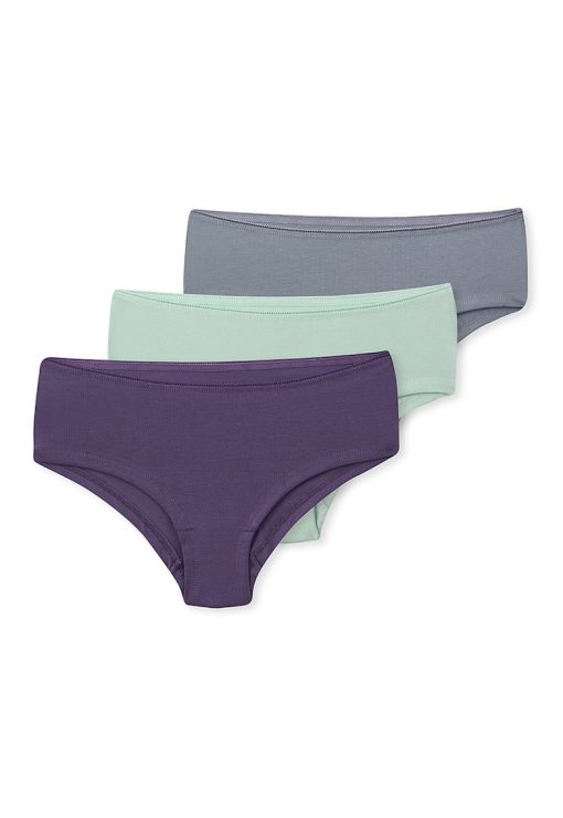 Set de chiloti hipster din amestec de bumbac - 3 perechi-FEMEI/IMBRACAMINTE/Lenjerie intima-IMBRACAMINTE/Lenjerie intima