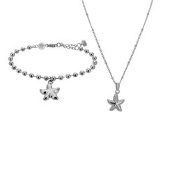 Set de colier si bratara cu motive stea-de-mare-FEMEI/GENTI SI ACCESORII/Bijuterii-GENTI SI ACCESORII/Bijuterii