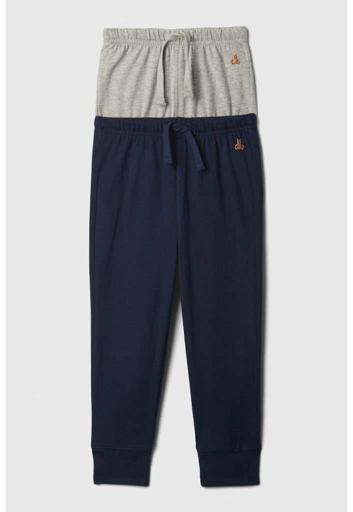 Set de pantaloni de trening din amestec de bumbac - 2 piese-FETE/IMBRACAMINTE/Blugi-IMBRACAMINTE/Blugi