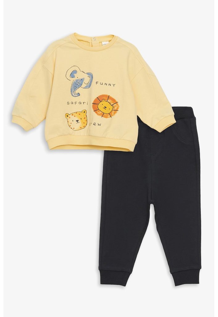 Set de pantaloni jogger si bluza de trening cu imprimeu-BAIETI/IMBRACAMINTE/Seturi de imbracaminte-IMBRACAMINTE/Seturi de imbracaminte