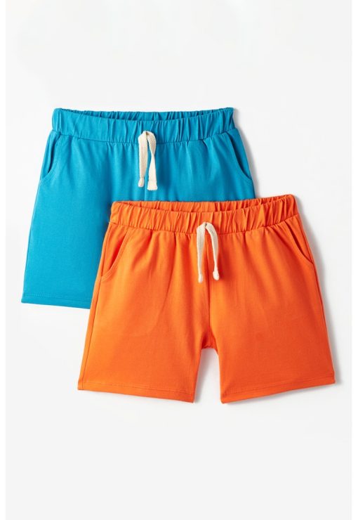 Set de pantaloni scurti cu talie ajustabila - 2 piese-BAIETI/IMBRACAMINTE/Sorturi-IMBRACAMINTE/Sorturi