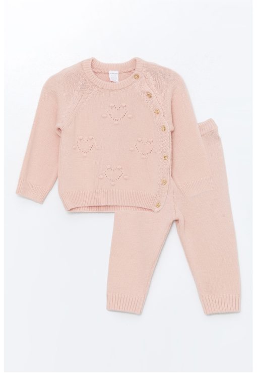 Set de pantaloni si pulover din bumbac-FETE/IMBRACAMINTE/Seturi de imbracaminte-IMBRACAMINTE/Seturi de imbracaminte
