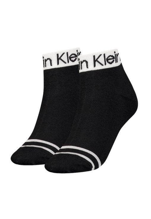 Set de sosete scurte cu logo - 2 perechi-FEMEI/IMBRACAMINTE/Dresuri si sosete-IMBRACAMINTE/Dresuri si sosete
