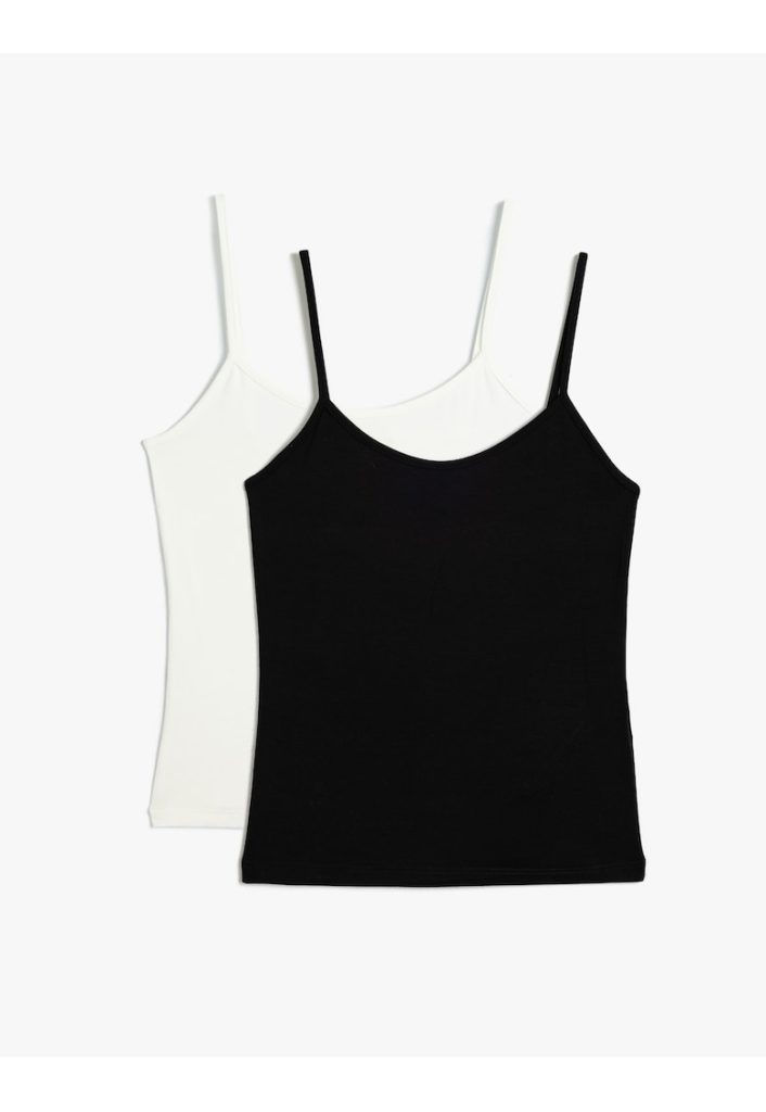 Set de top-uri cu model uni - 2 piese-FEMEI/IMBRACAMINTE/Tricouri si maiouri-IMBRACAMINTE/Tricouri si maiouri