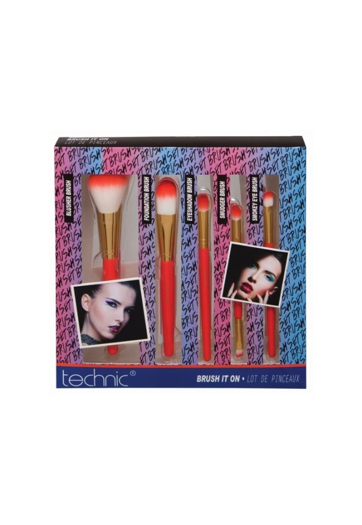 Set pensule machiaj -  Brush It On - 5 pensule-FEMEI/INGRIJIRE COSMETICA/Make-up-INGRIJIRE COSMETICA/Make-up