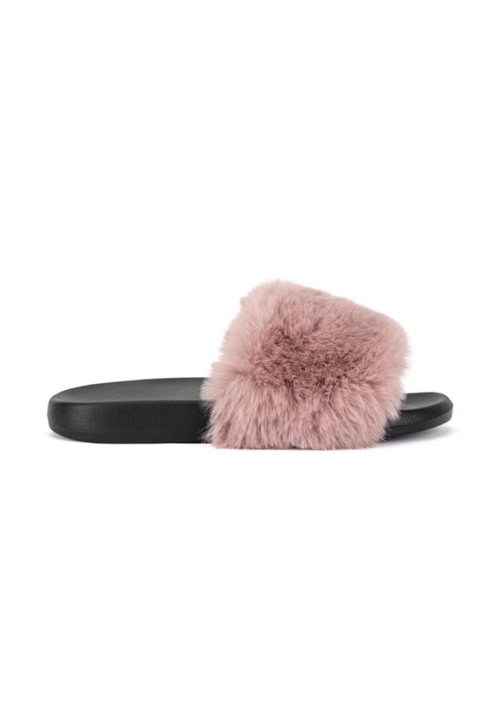 Slapi dama -  590559 - Sintetic - Roz --FEMEI/INCALTAMINTE/Papuci-INCALTAMINTE/Papuci