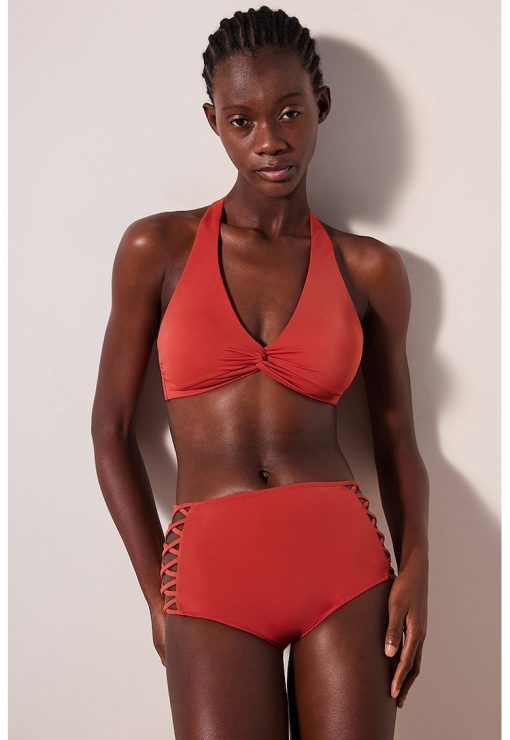 Slip cu talie inalta si decupaje-FEMEI/IMBRACAMINTE/Costume de baie-IMBRACAMINTE/Costume de baie