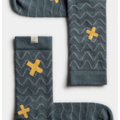 Sosete unisex din amestec de bumbac cu model-FEMEI/IMBRACAMINTE/Dresuri si sosete-IMBRACAMINTE/Dresuri si sosete