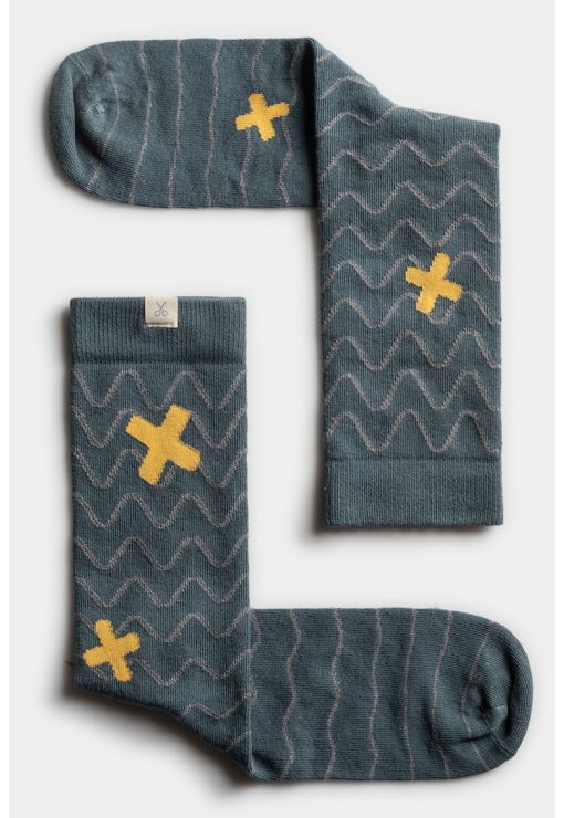 Sosete unisex din amestec de bumbac cu model-FEMEI/IMBRACAMINTE/Dresuri si sosete-IMBRACAMINTE/Dresuri si sosete
