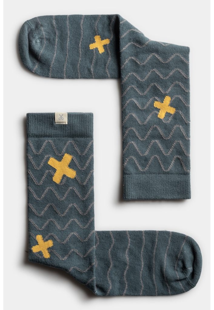 Sosete unisex din amestec de bumbac cu model-FEMEI/IMBRACAMINTE/Dresuri si sosete-IMBRACAMINTE/Dresuri si sosete