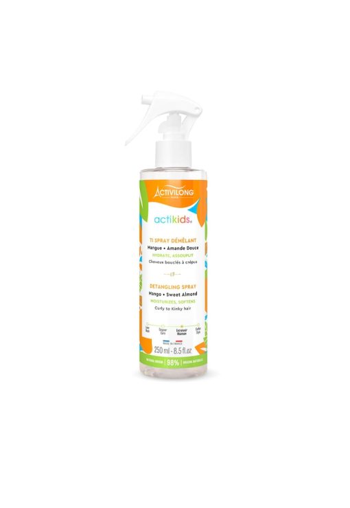 Spray leave-in pentru descurcarea parului cret copii - Actikids -  250 ml-FETE/INGRIJIRE COSMETICA/Produse cosmetice-INGRIJIRE COSMETICA/Produse cosmetice