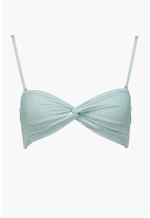 Sutien de baie cu aspect stralucitor-FEMEI/IMBRACAMINTE/Costume de baie-IMBRACAMINTE/Costume de baie