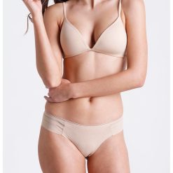 Sutien triunghiular cu burete si bretele multifunctionale-FEMEI/IMBRACAMINTE/Tricouri si maiouri-IMBRACAMINTE/Tricouri si maiouri