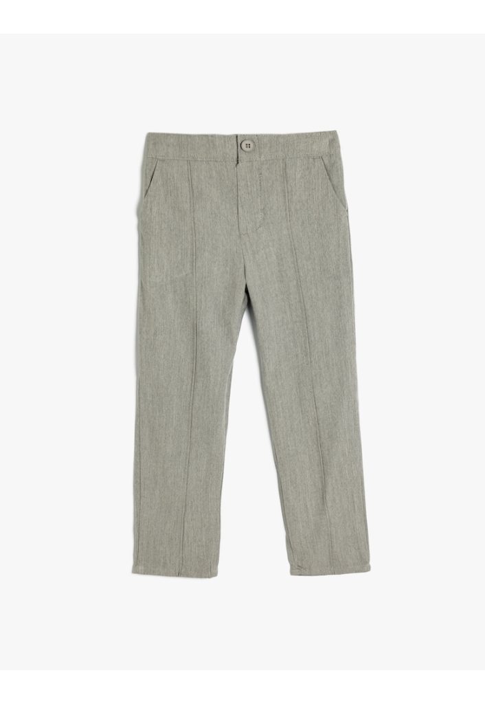 TROUSERS Koton GIRLS Chino Trousers 189719-FETE/IMBRACAMINTE/Blugi-IMBRACAMINTE/Blugi