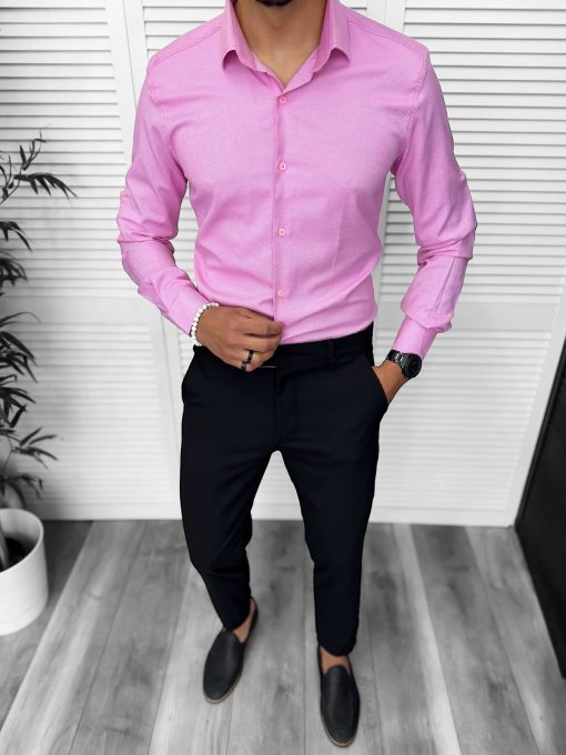 Tinuta barbati smart casual Pantaloni + Camasa  13215-Tinute barbati smart casual > Tinute barbati smart casual din 2 piese