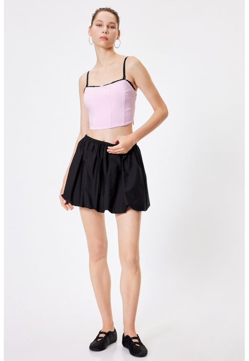 Top-corset cu garnituri din dantela-FEMEI/IMBRACAMINTE/Tricouri si maiouri-IMBRACAMINTE/Tricouri si maiouri