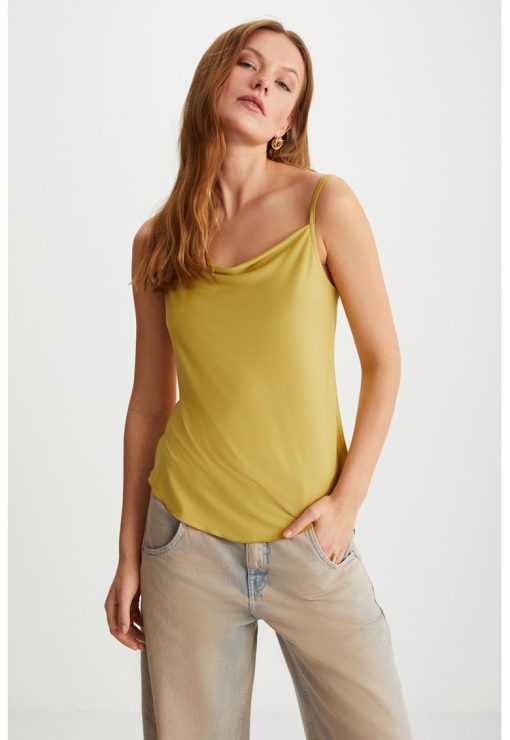 Top cu bretele inguste-FEMEI/IMBRACAMINTE/Bluze-IMBRACAMINTE/Bluze