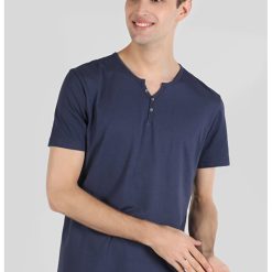 Tricou Barbati Albastru Marin-BARBATI/IMBRACAMINTE/Tricouri si maiouri-IMBRACAMINTE/Tricouri si maiouri