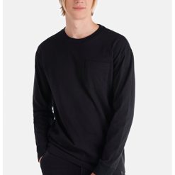 Tricou Cu Maneca Lunga De Barbati Negru Regular Fit8683197800602-BARBATI/IMBRACAMINTE/Tricouri si maiouri-IMBRACAMINTE/Tricouri si maiouri