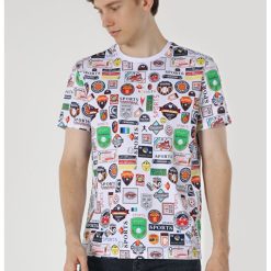 Tricou Cu Maneca Scurta De Barbati Alb Regular Fit--BARBATI/IMBRACAMINTE/Tricouri si maiouri-IMBRACAMINTE/Tricouri si maiouri