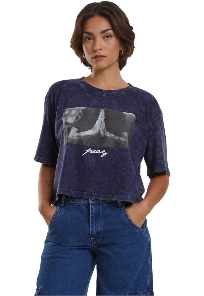 Tricou crop cu imprimeu foto-FEMEI/IMBRACAMINTE/Tricouri si maiouri-IMBRACAMINTE/Tricouri si maiouri