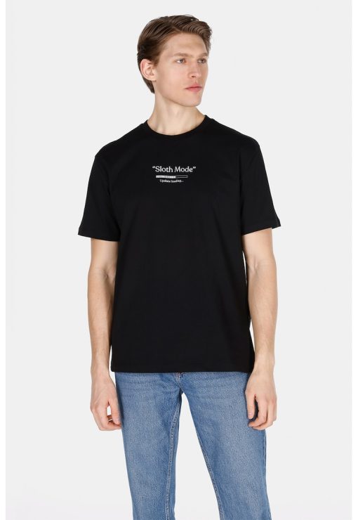 Tricou cu decolteu la baza gatului CL1073783-BARBATI/IMBRACAMINTE/Tricouri si maiouri-IMBRACAMINTE/Tricouri si maiouri