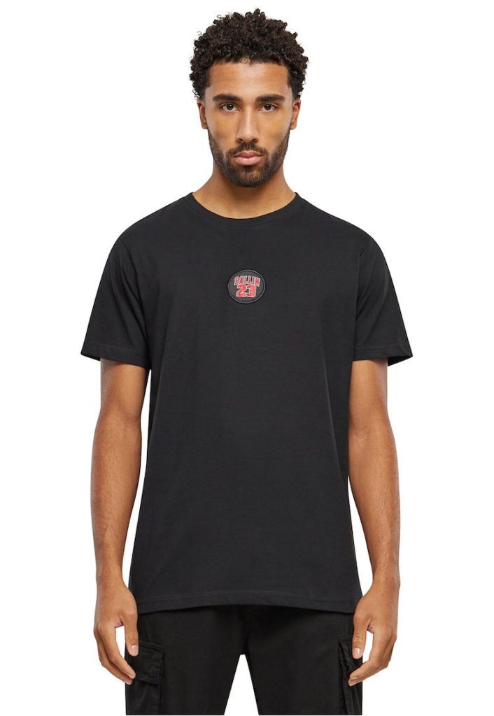 Tricou cu decolteu la baza gatului si aplicatie-BARBATI/IMBRACAMINTE/Tricouri si maiouri-IMBRACAMINTE/Tricouri si maiouri